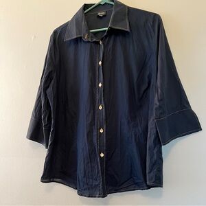 Vintage Herno Navy Blue button up - 52
